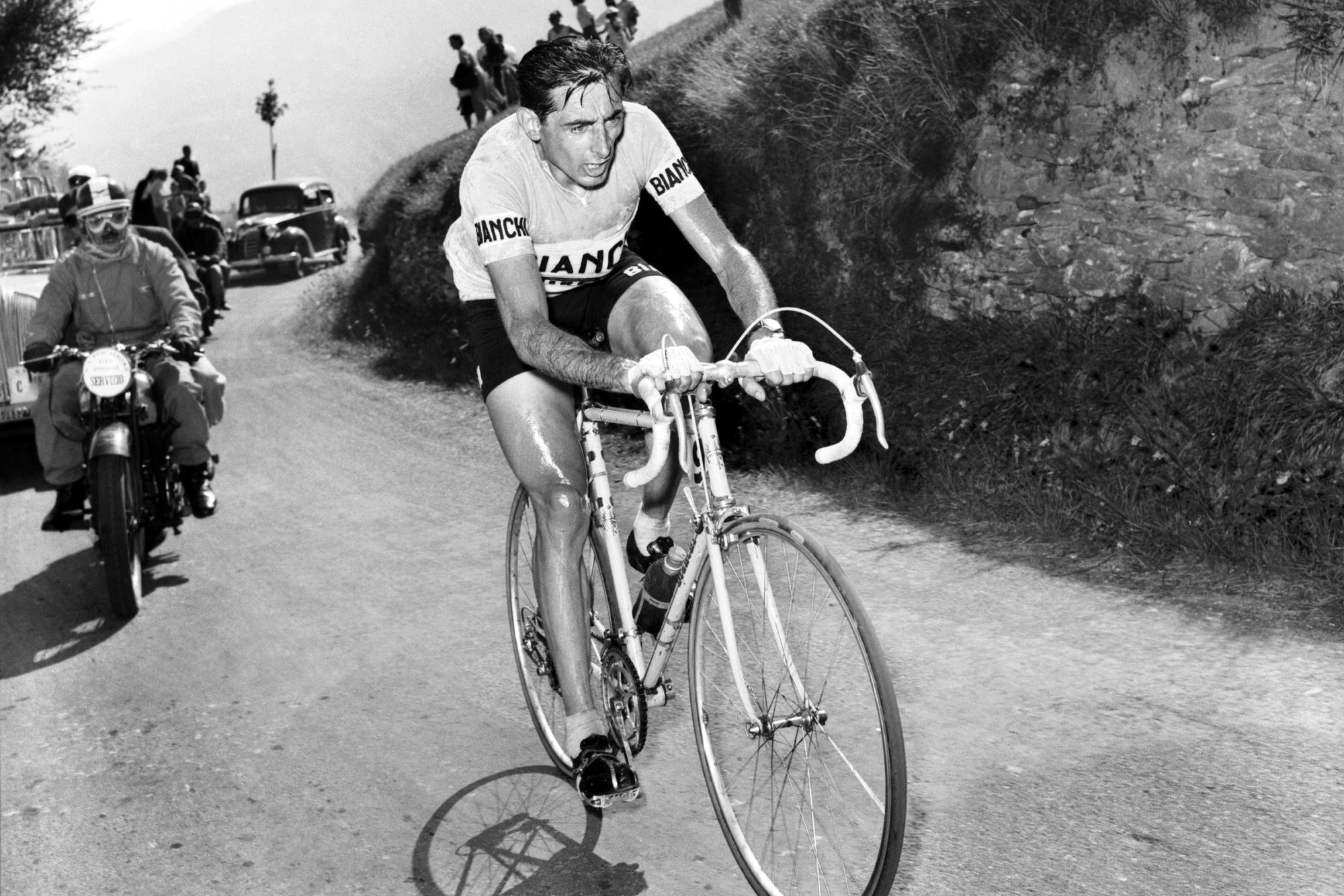 Fausto Coppi on the Isle of Man