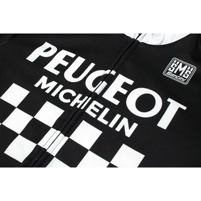 Peugeot BP Retro Black Long Sleeve Jersey
