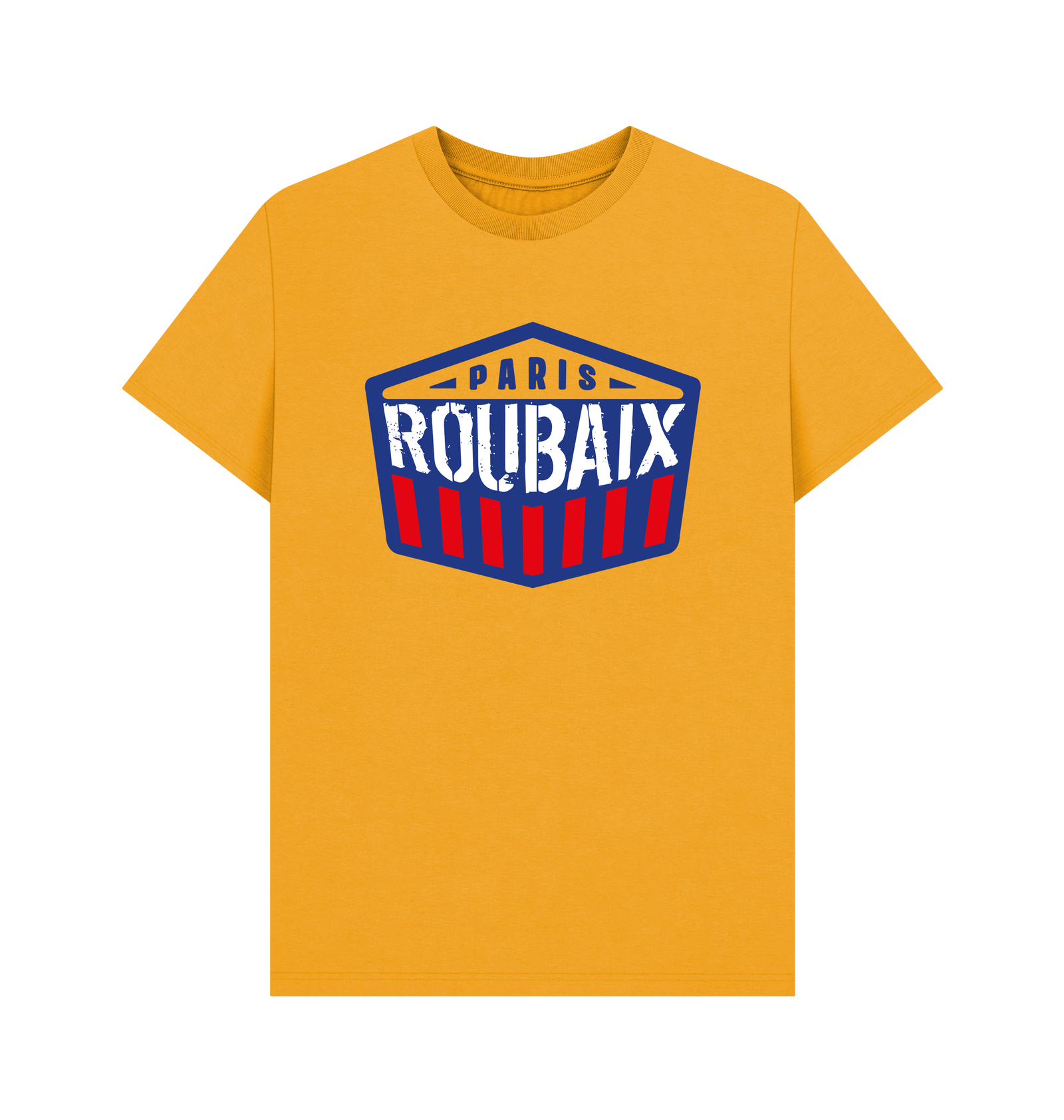 Mustard Printed T-shirt Front
