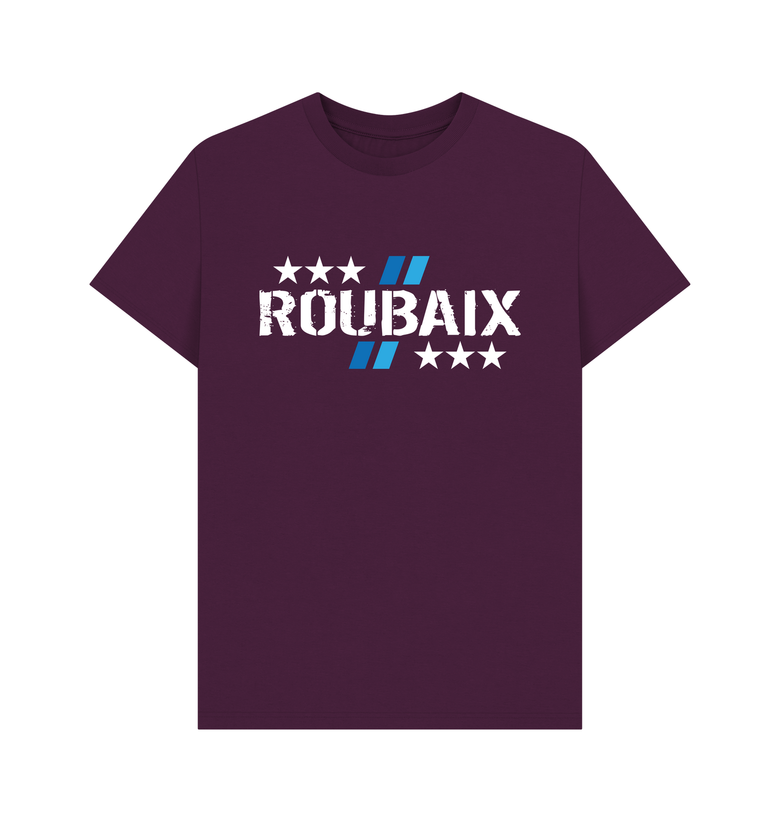 Purple Printed T-shirt Front