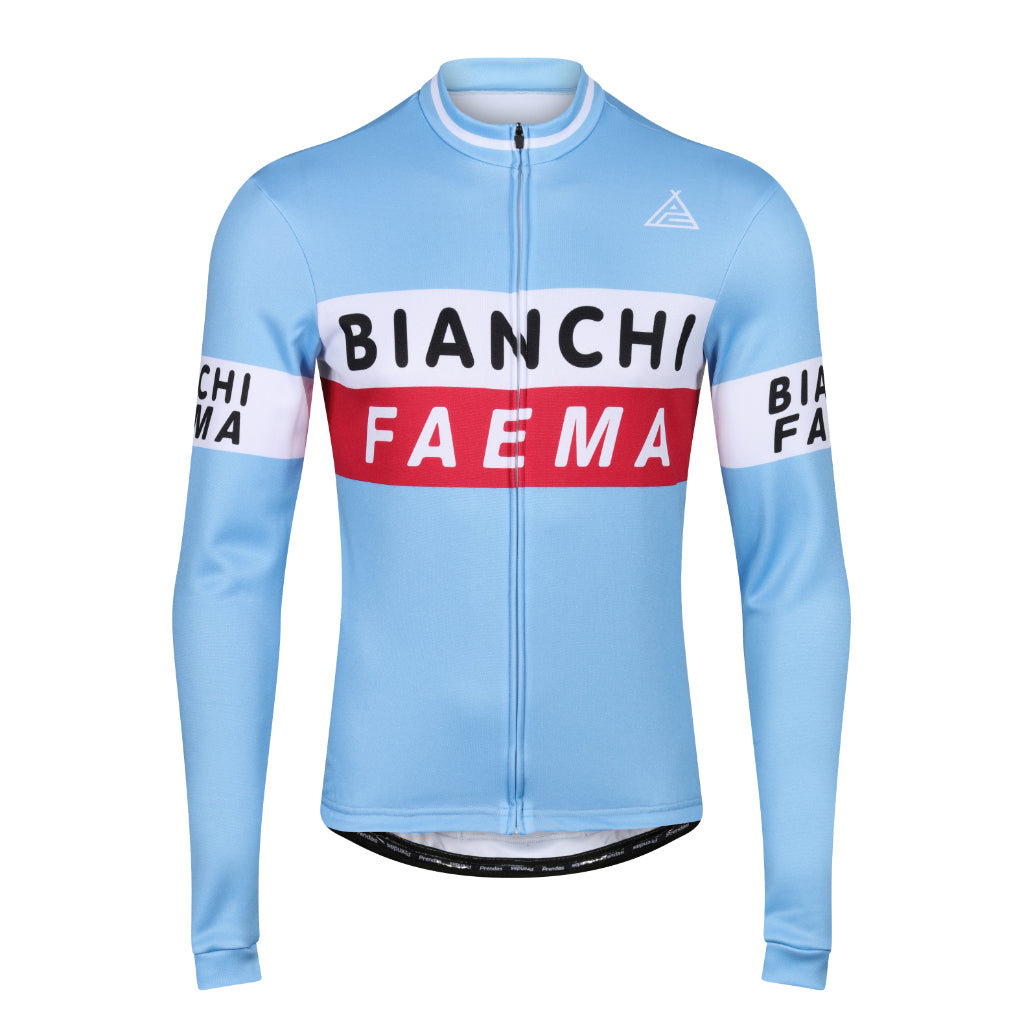 Bianchi Faema Retro Long Sleeve Jersey