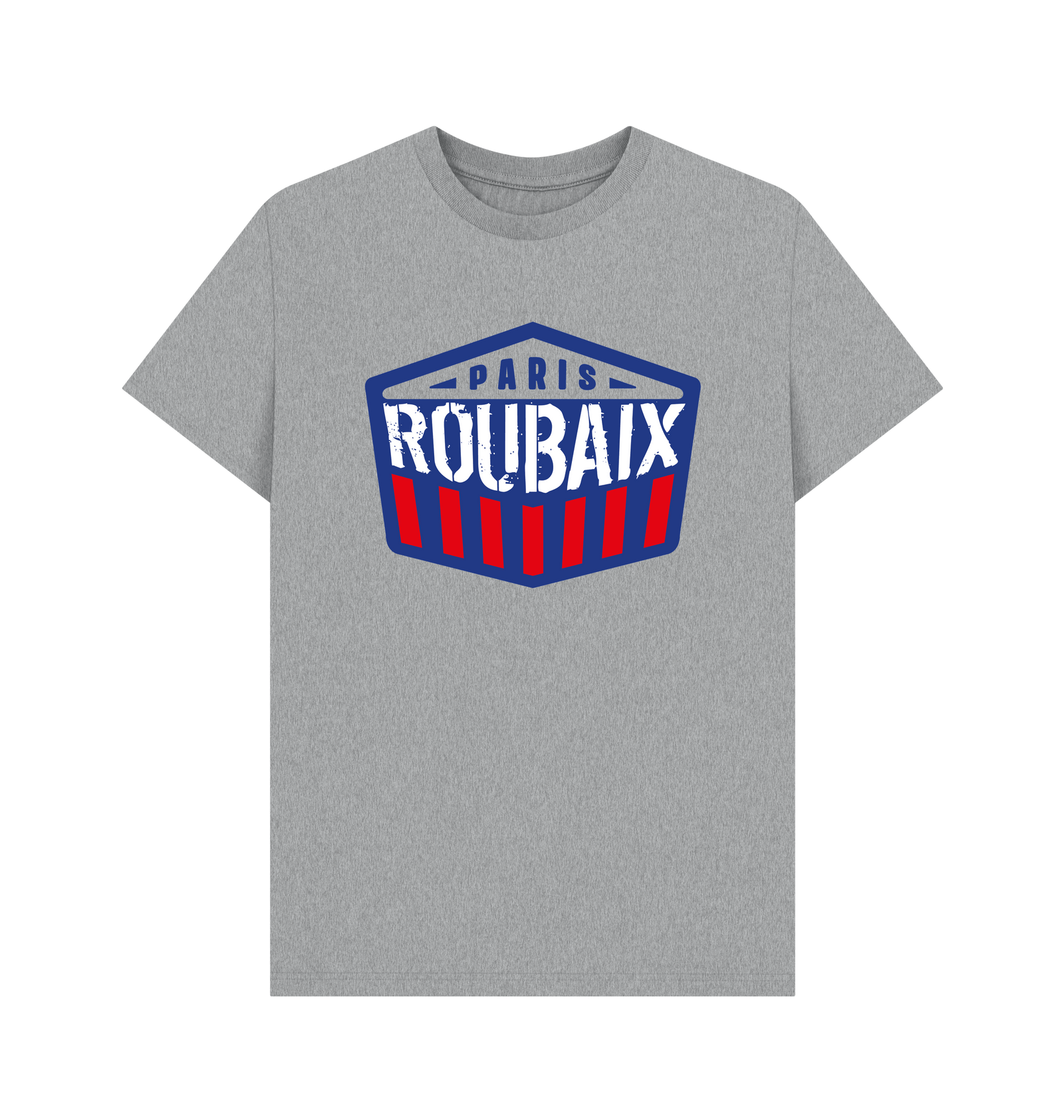 Athletic Grey Printed T-shirt Front