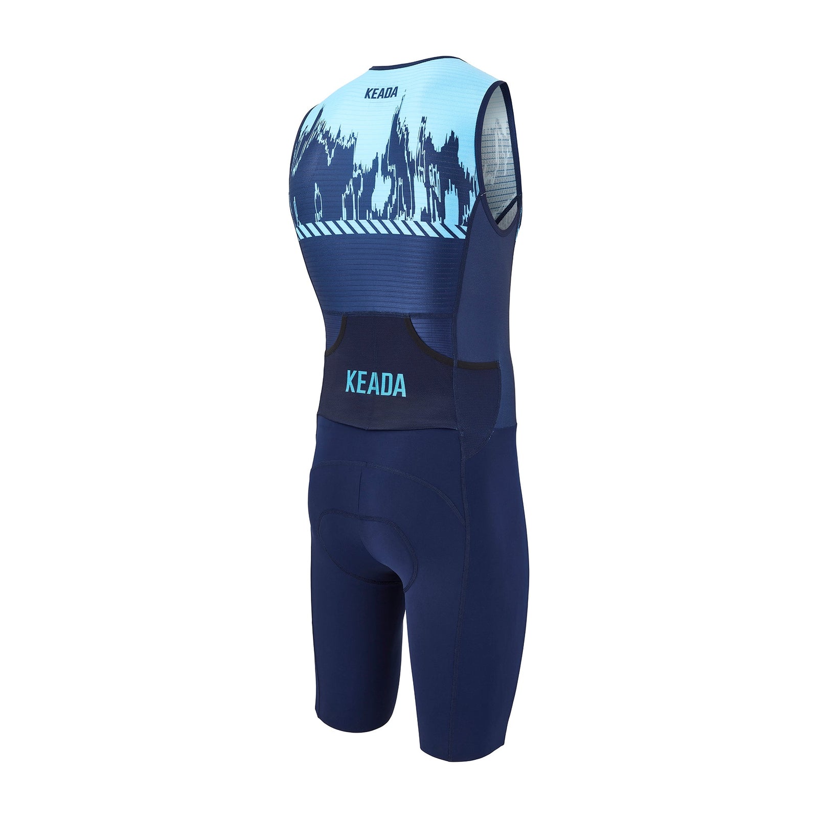 Keada Men's Sleeveless Trisuit (Signal Three)
