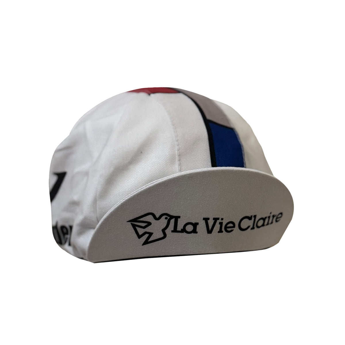 La Vie Claire Retro White Cycling Cap