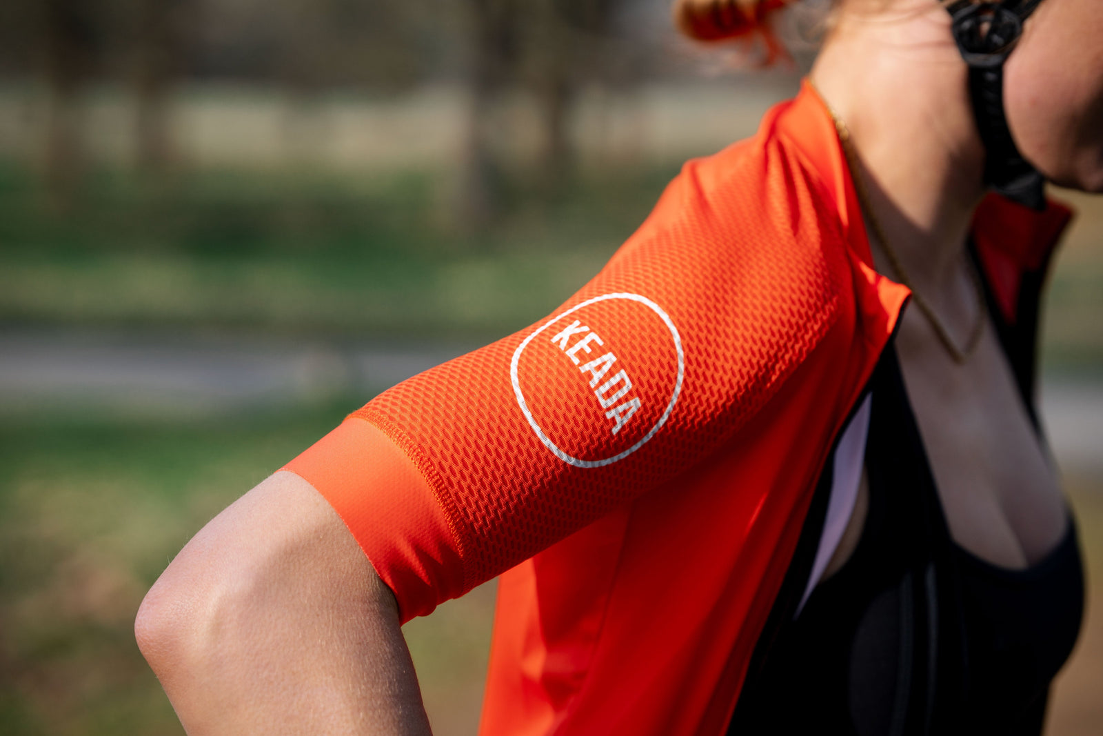 Keada Women's Essential Short Sleeved Cycling Jersey - Orange