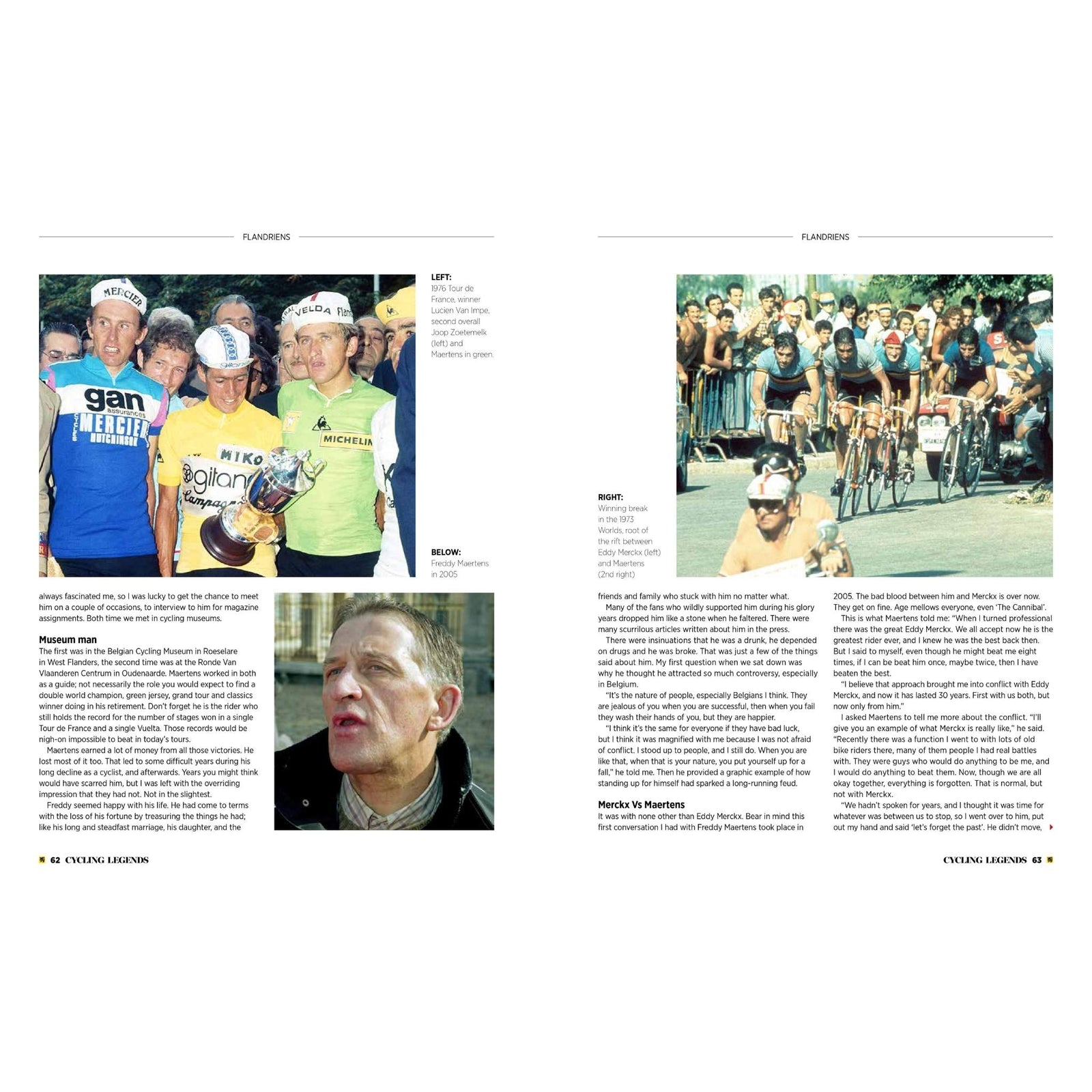 Flandriens Book - Cycling Legends #04