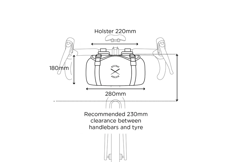 Restrap Race Bar Bag - Drop Bar