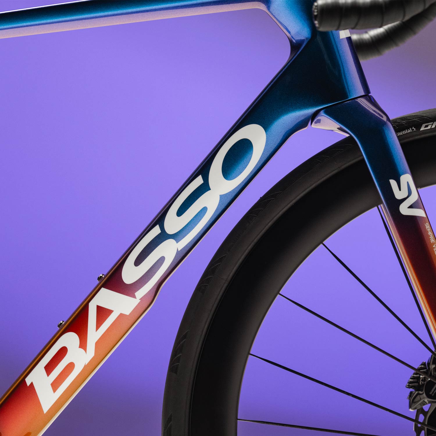 Basso SV Dura-Ace Di2 Viola Galaxy Bike