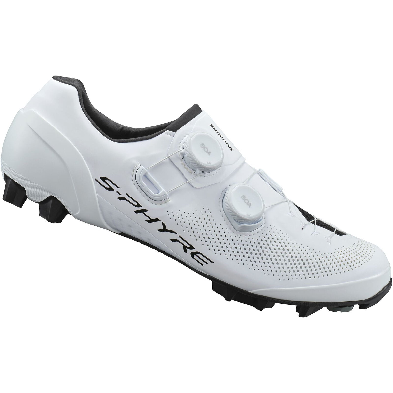 Shimano White S-PHYRE XC9 (XC903) Gravel Shoes