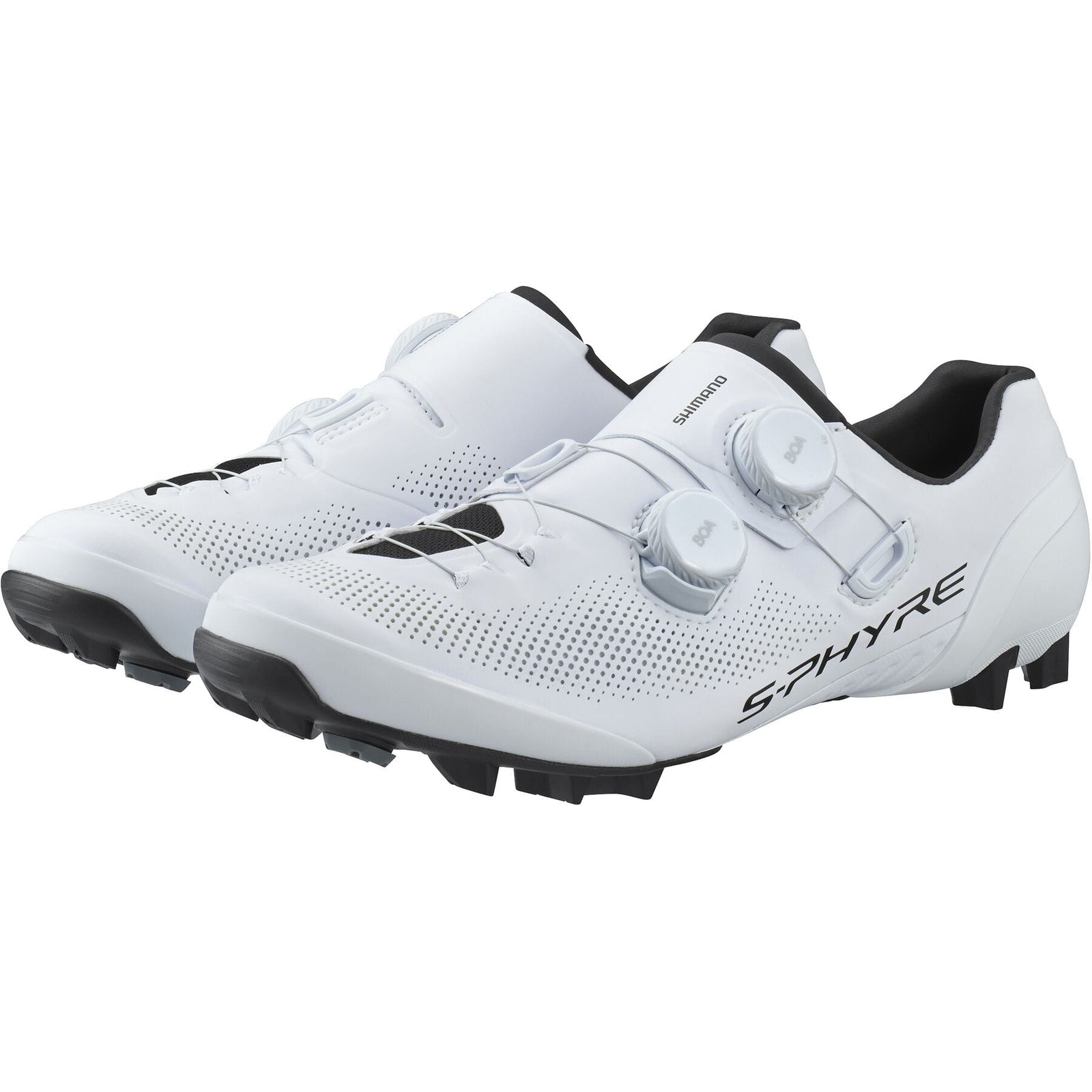 Shimano White S-PHYRE XC9 (XC903) Gravel Shoes