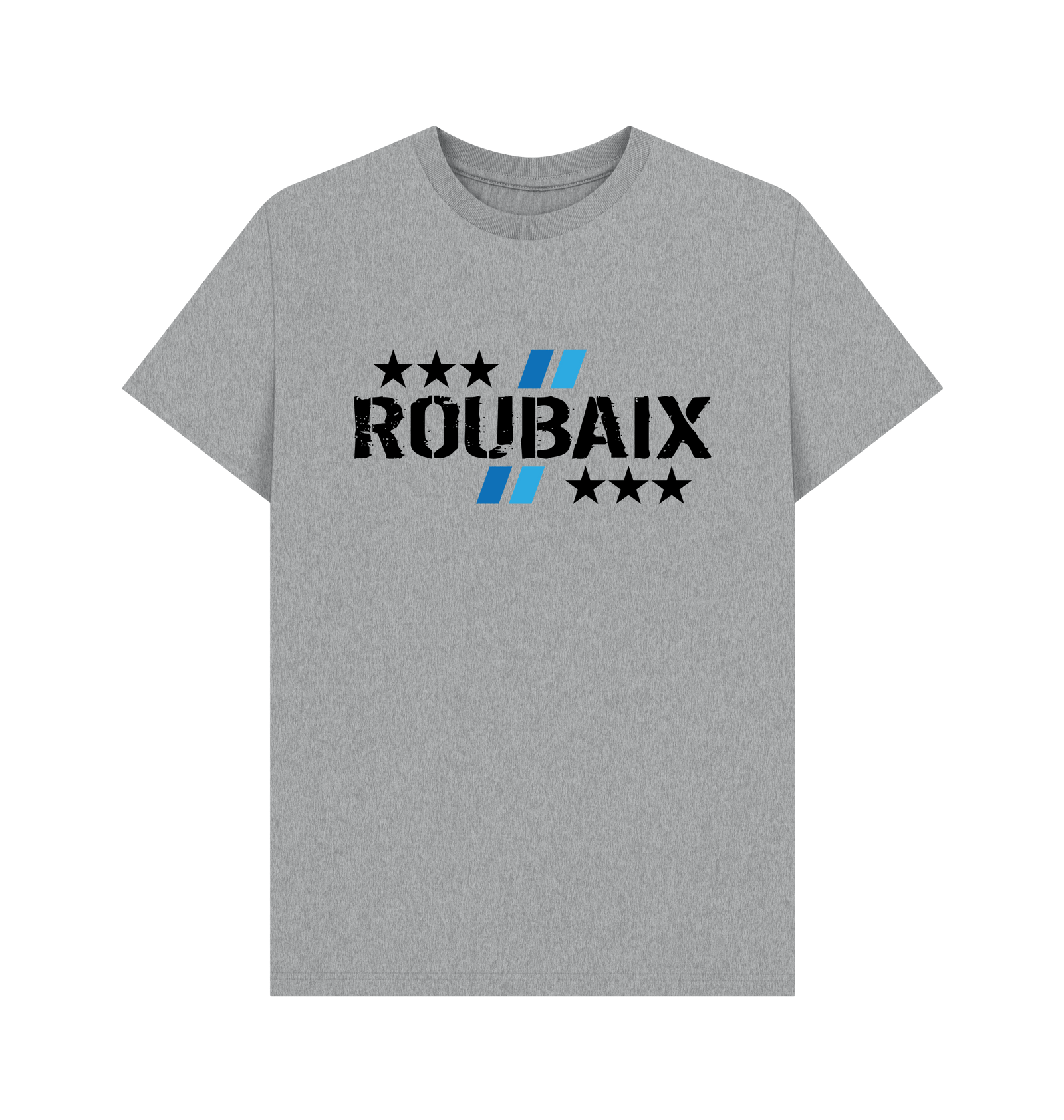Athletic Grey Printed T-shirt Front