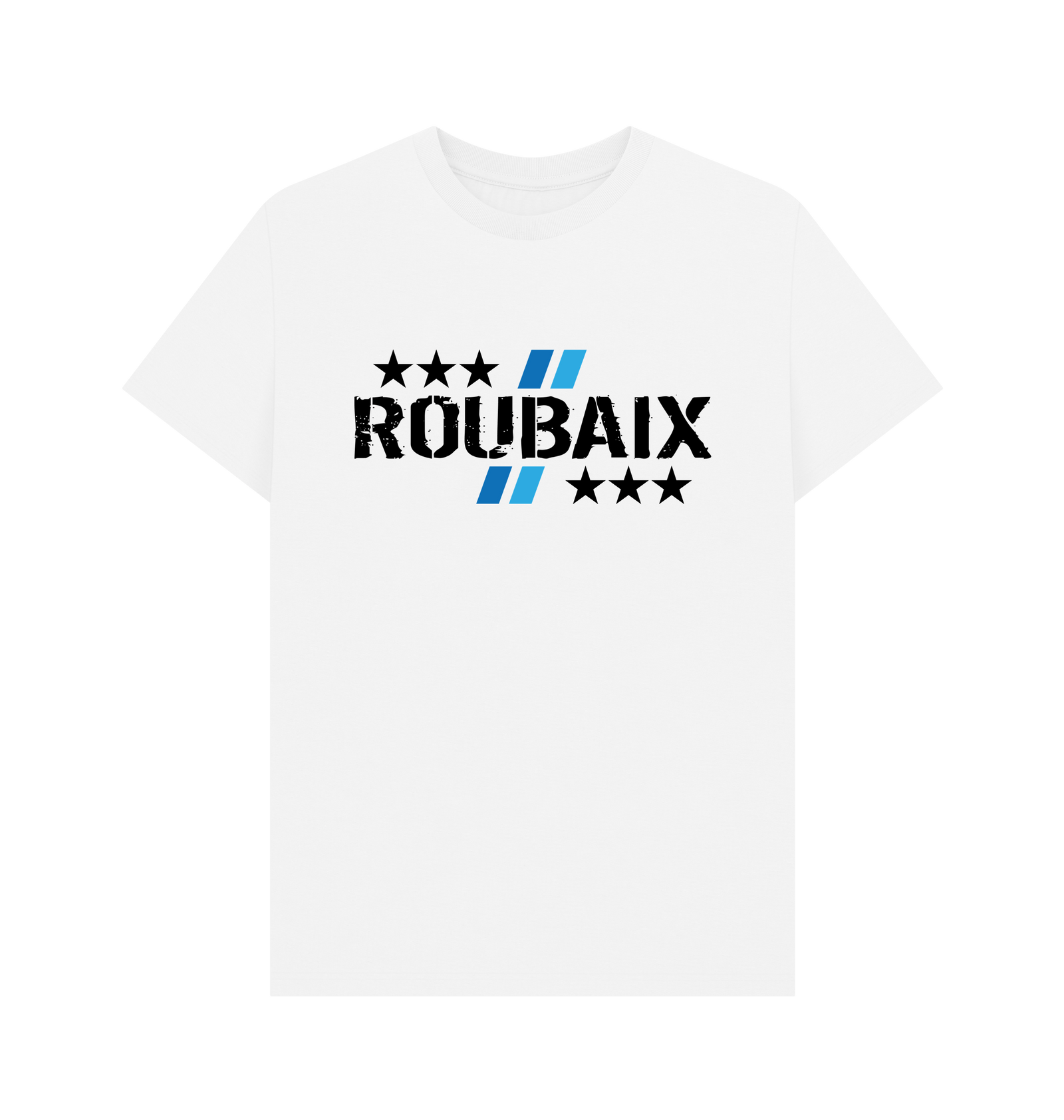 White Printed T-shirt Front