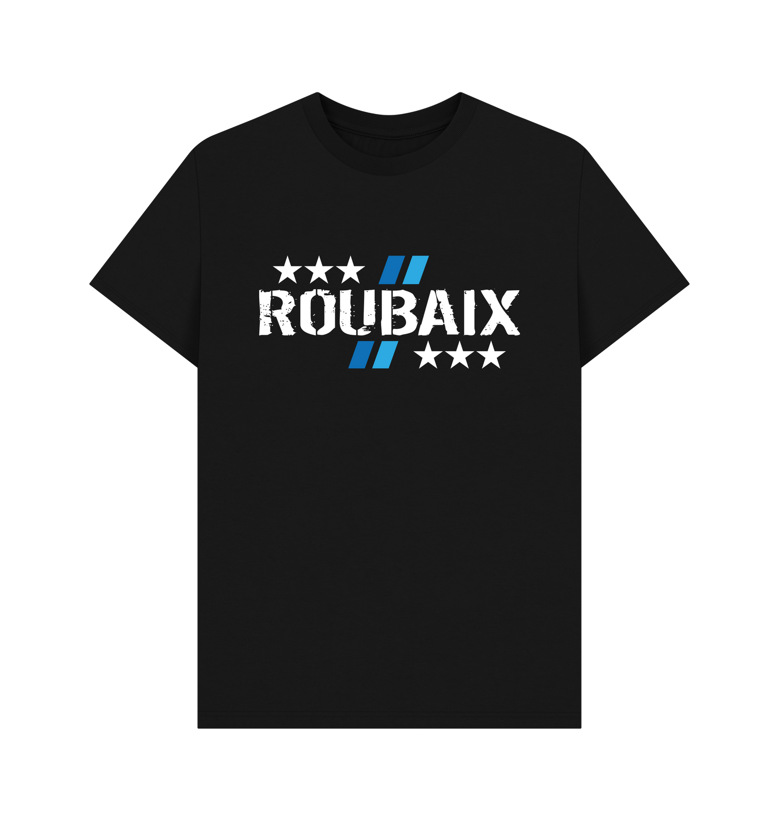 Black Printed T-shirt Front