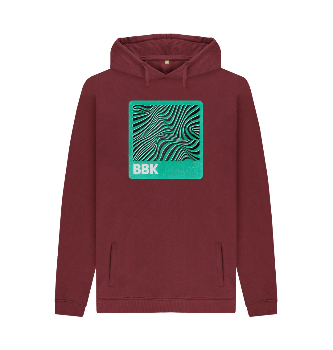 Red Wine Printed Hoody Front