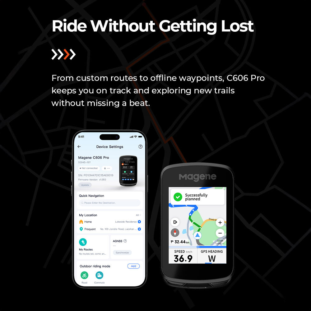 Magene C606 Pro Smart GPS Bike Computer