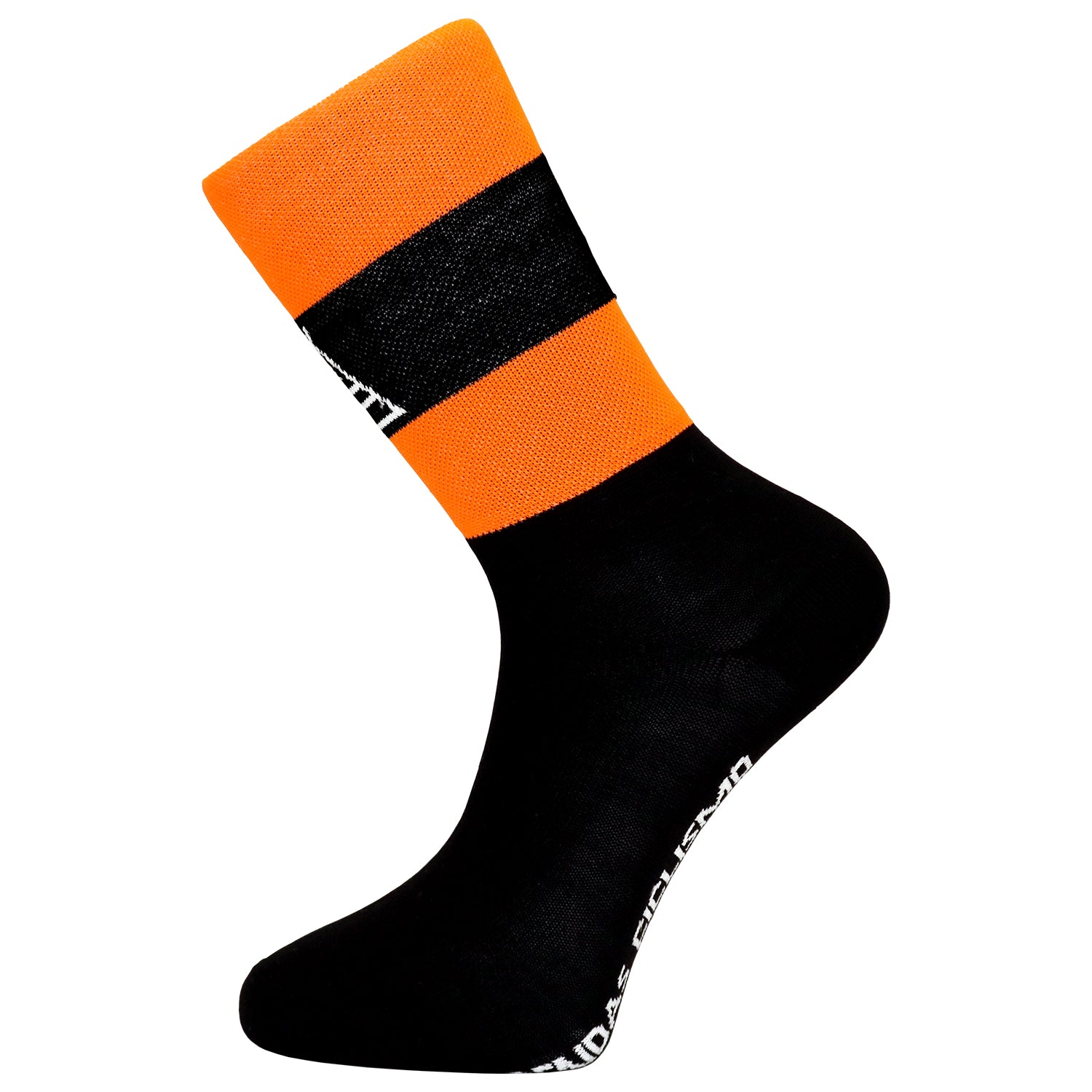 Prendas Ciclismo Fluoro Orange Tall Coolmax Socks