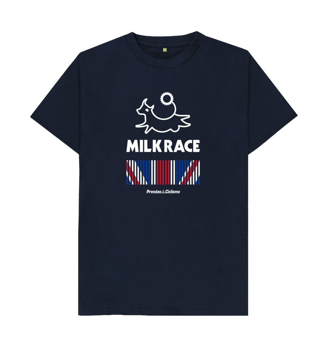 Navy Blue Milk Race T-Shirt
