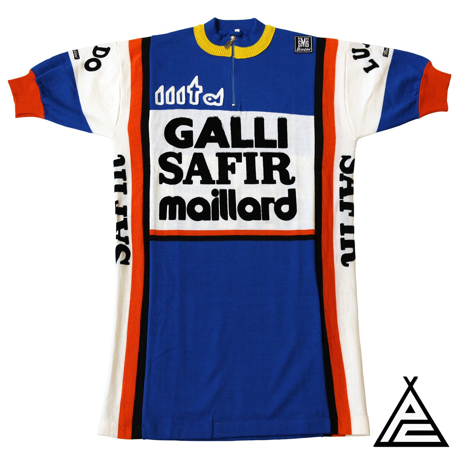 Safir Galli Maillard 1981 Wool Team Jersey