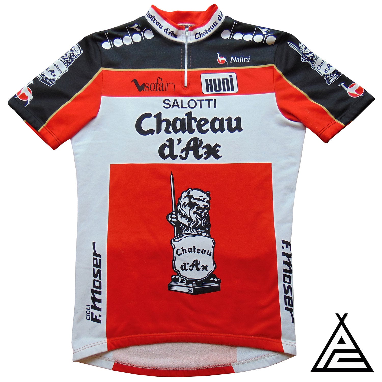 Maillot de cyclisme rétro Gatorade Château d'Ax - Retro Peloton Maillot de cyclisme rétro Gatorade Château d'Ax - Retro Peloton