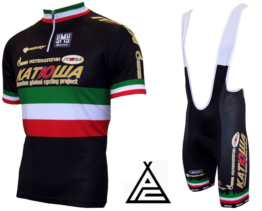 Special Edition Filippo Pozzato Italian Champion Jersey and Bibshorts