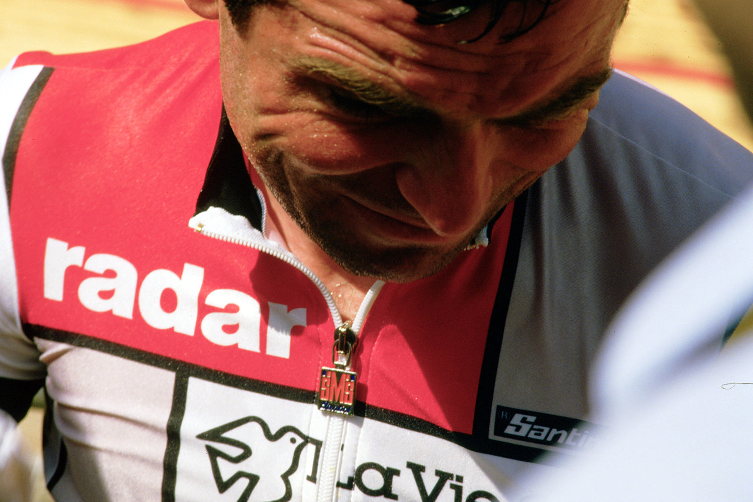 Men's Retro 1985 La Vie Claire Piet Mondrian Cycling Jersey - Montella Cycling Men's Retro 1985 La Vie Claire Piet Mondrian Cycling Jersey - Montella Cycling