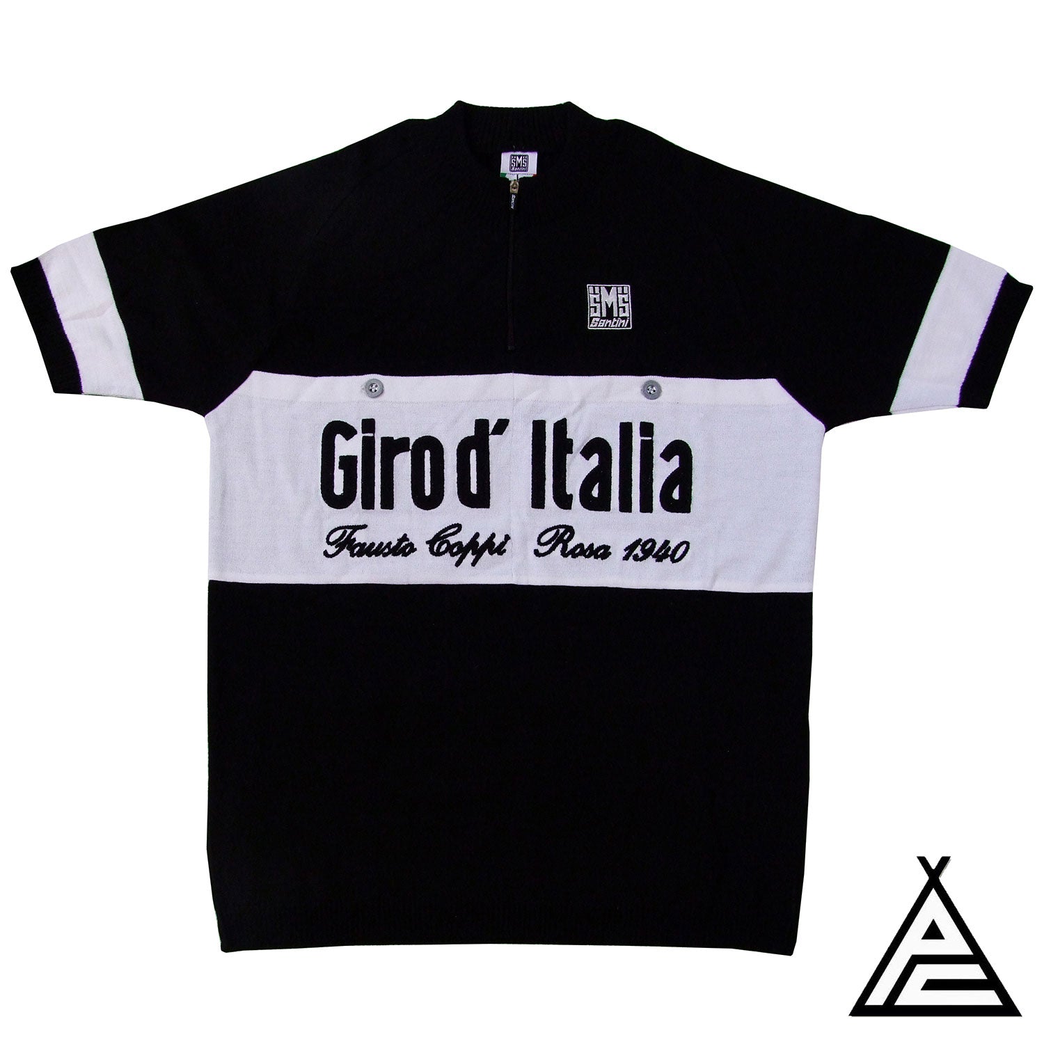 Giro D`Italia Maglia Nera Black Wool Jersey
