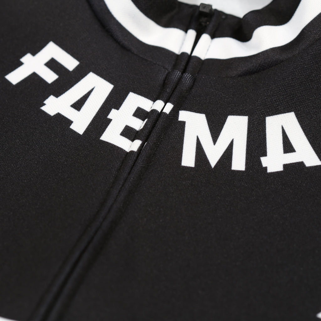 Faema Black Retro Long Sleeve Jersey
