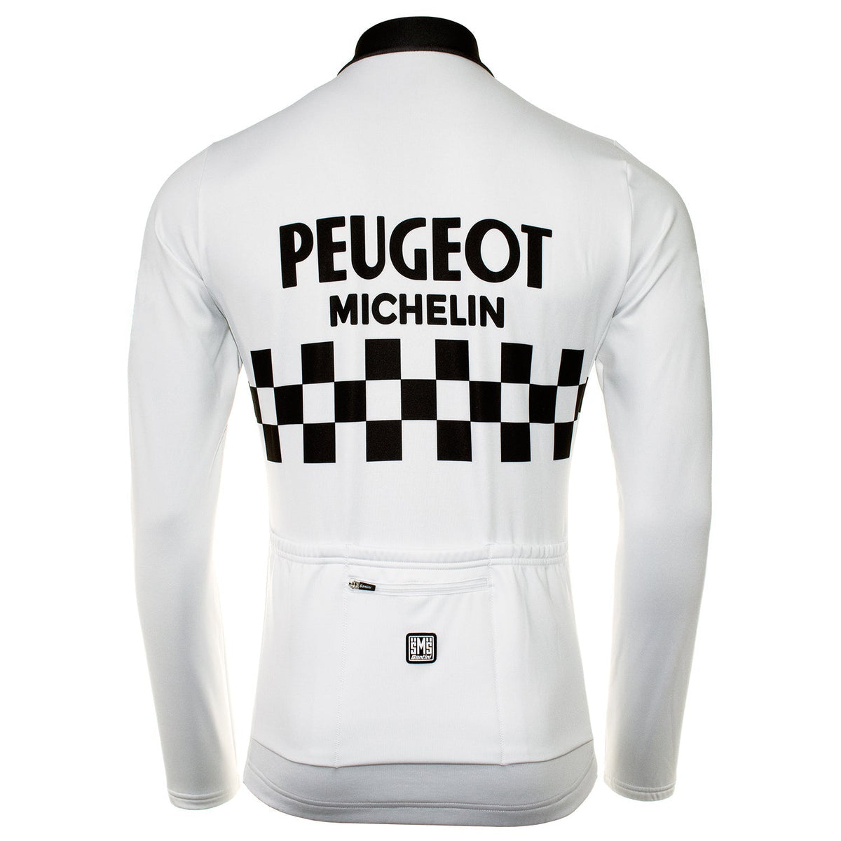 Peugeot Shell White Retro Long Sleeve Jersey