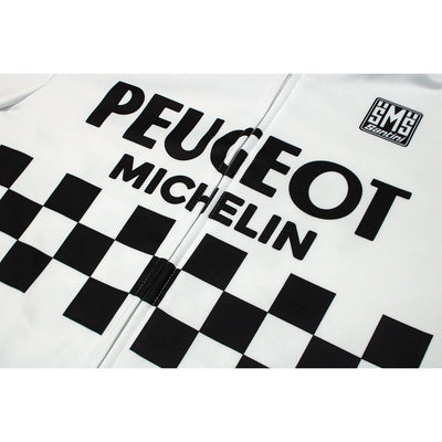 Peugeot Shell White Retro Long Sleeve Jersey