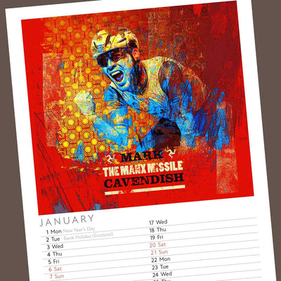2024 Cycling Calendar - Cycling Icons Posters The Northern Line