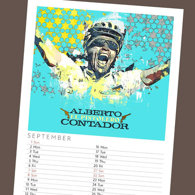 2024 Cycling Calendar - Cycling Icons Posters The Northern Line