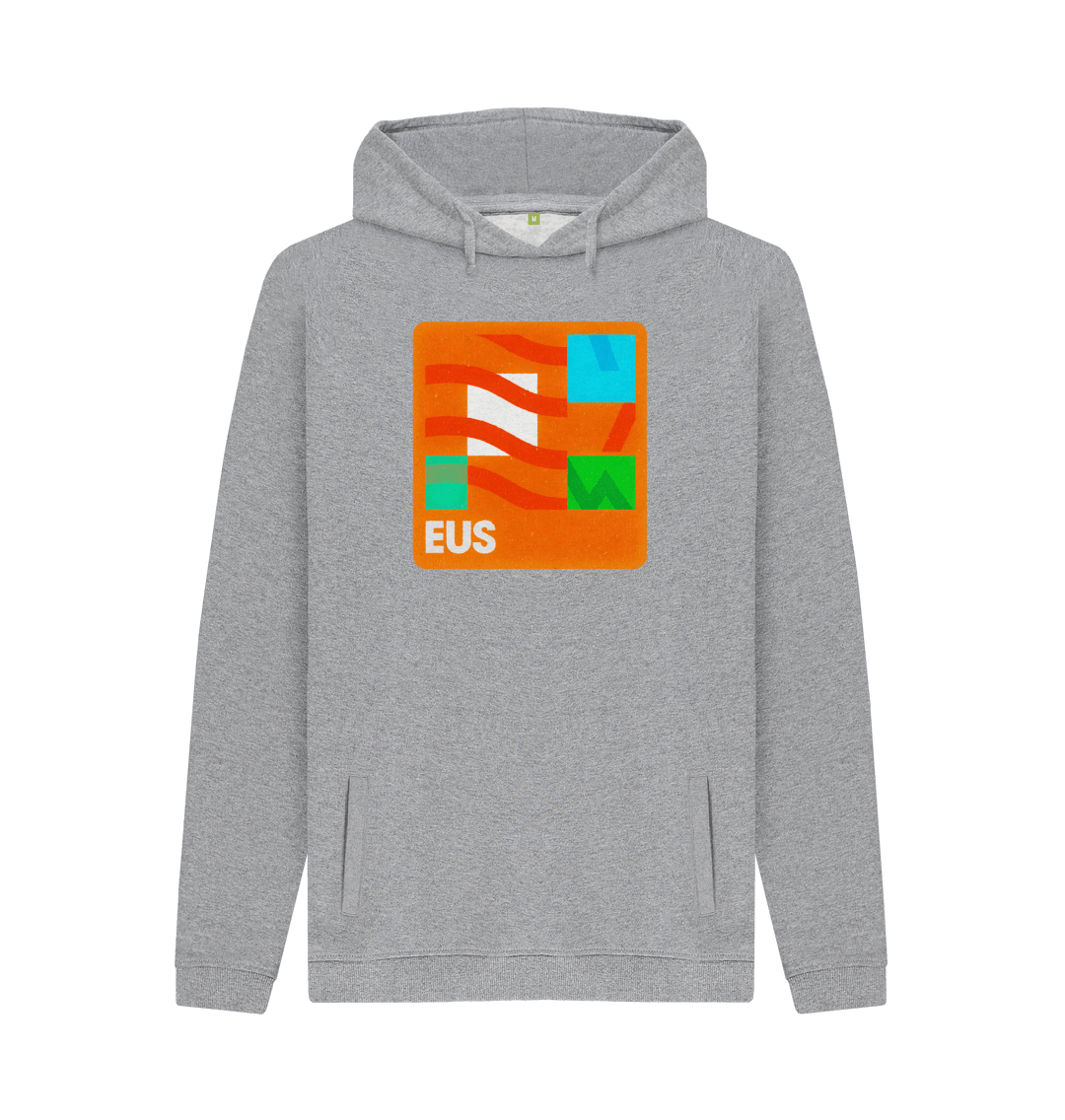 Light Heather Printed Hoody Front