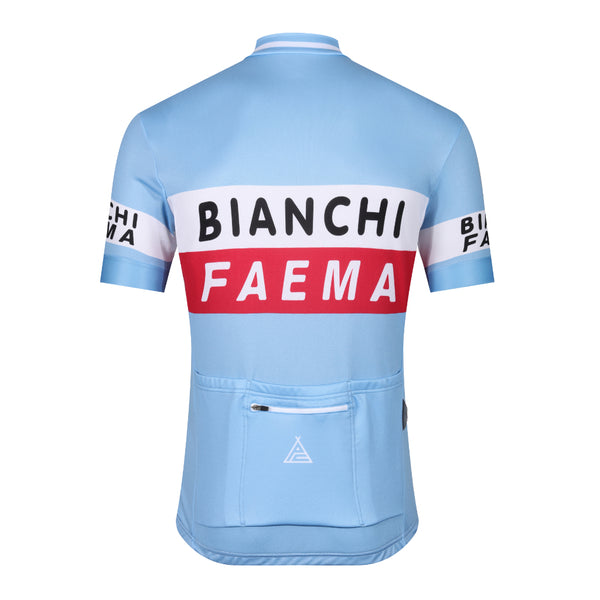 Faema Red White Vintage Long Sleeve Cycling Jersey Top