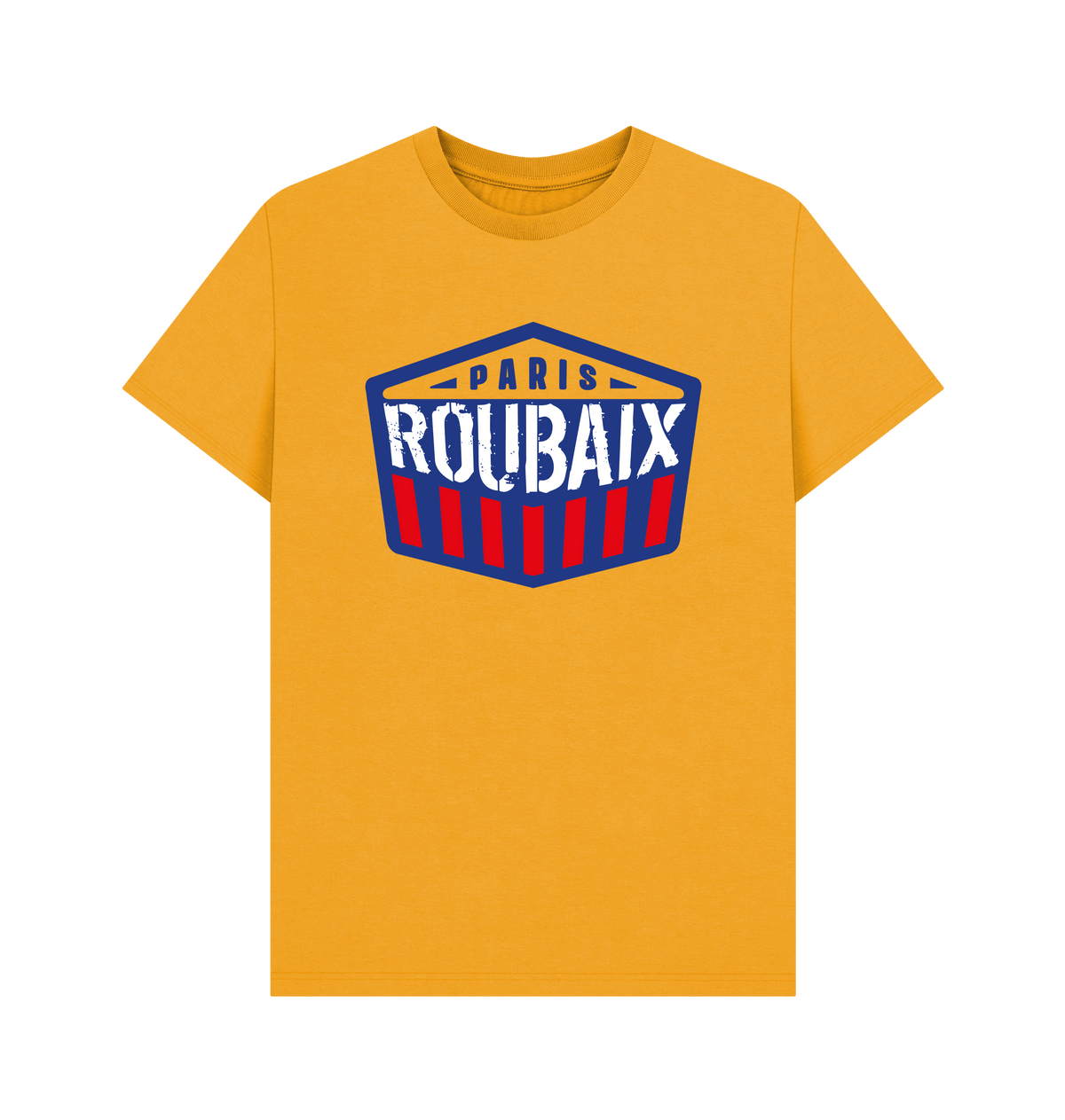 Mustard Printed T-shirt Front