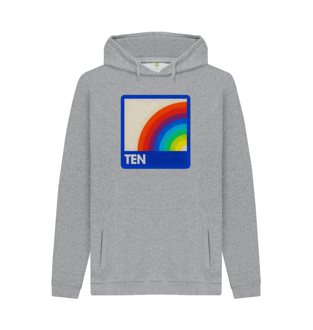 Light Heather Printed Hoody Front