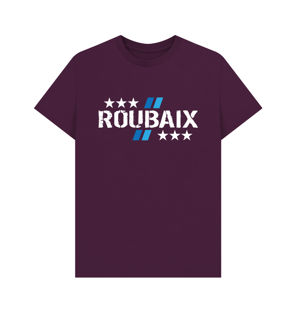 Purple Printed T-shirt Front