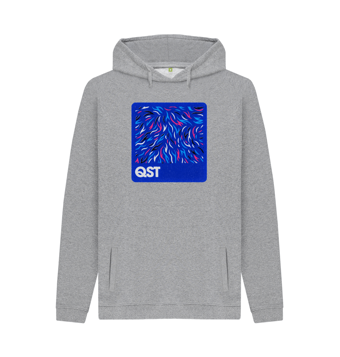 Light Heather Printed Hoody Front