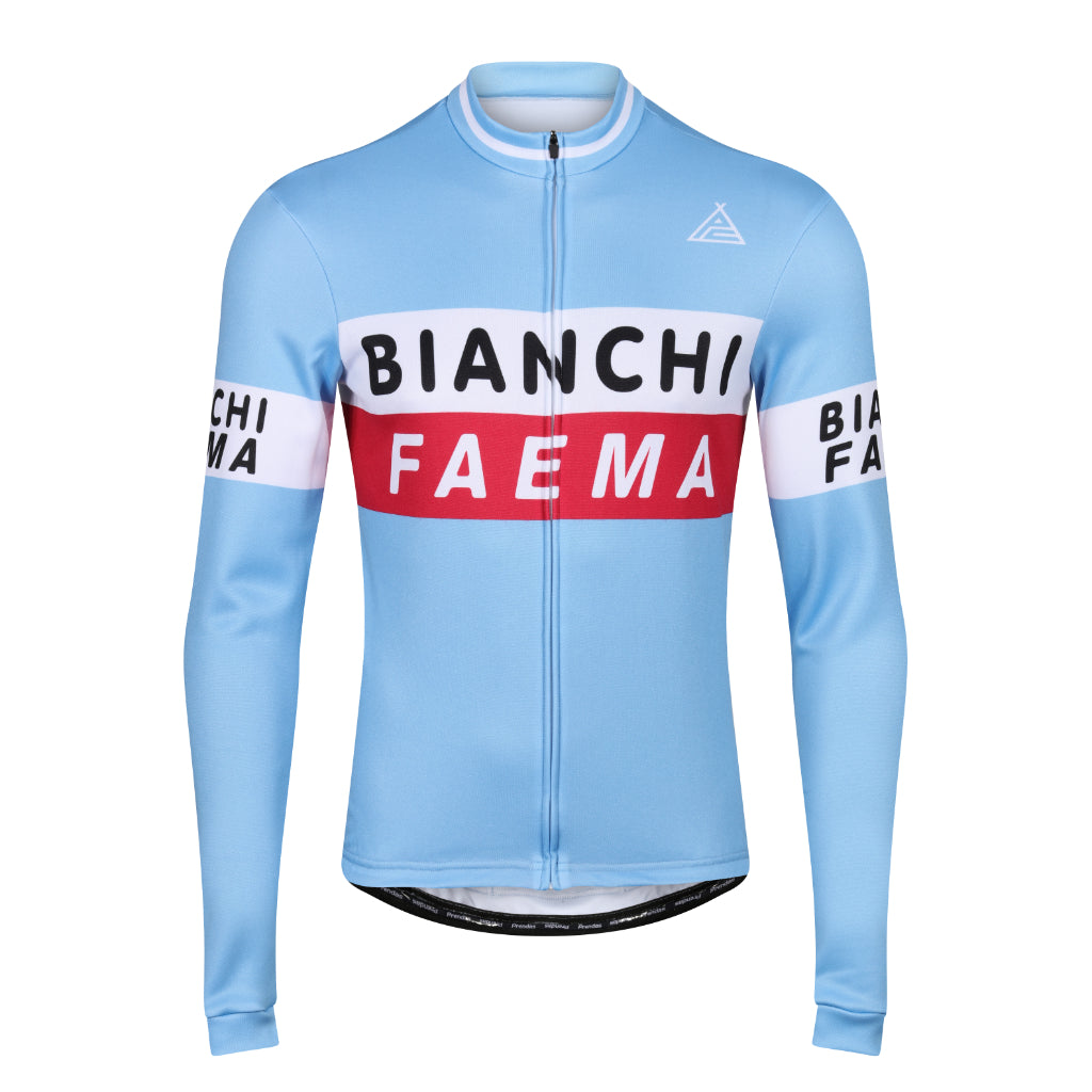 Bianchi Faema Retro Long Sleeve Jersey