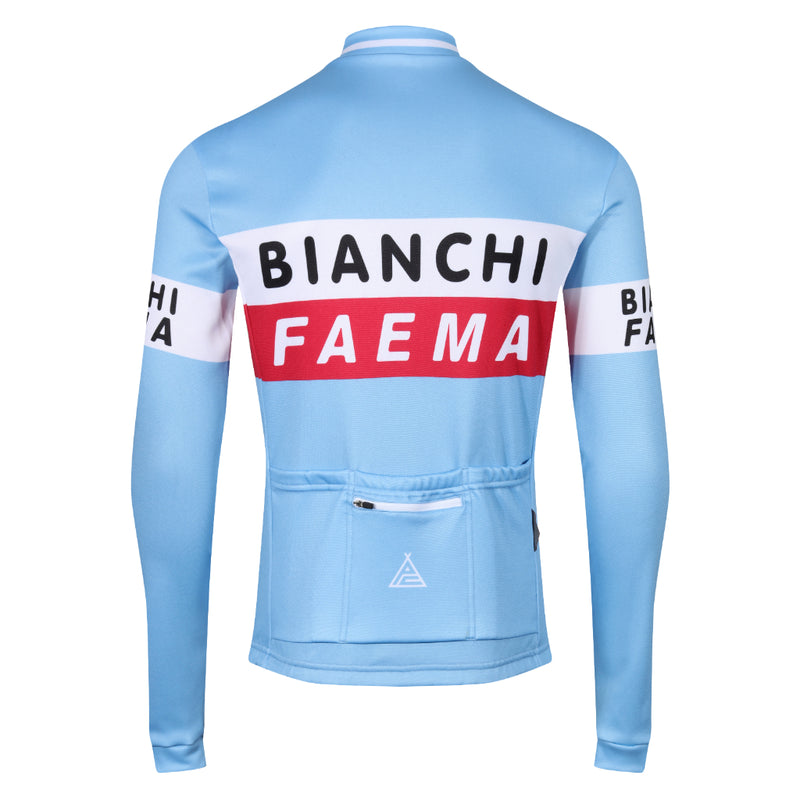 Bianchi Faema Retro Long Sleeve Jersey