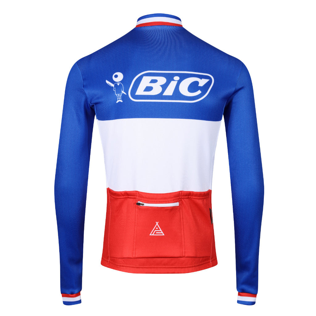 BIC French National Champion Retro Long Sleeve Jersey