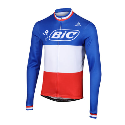 BIC French National Champion Retro Long Sleeve Jersey