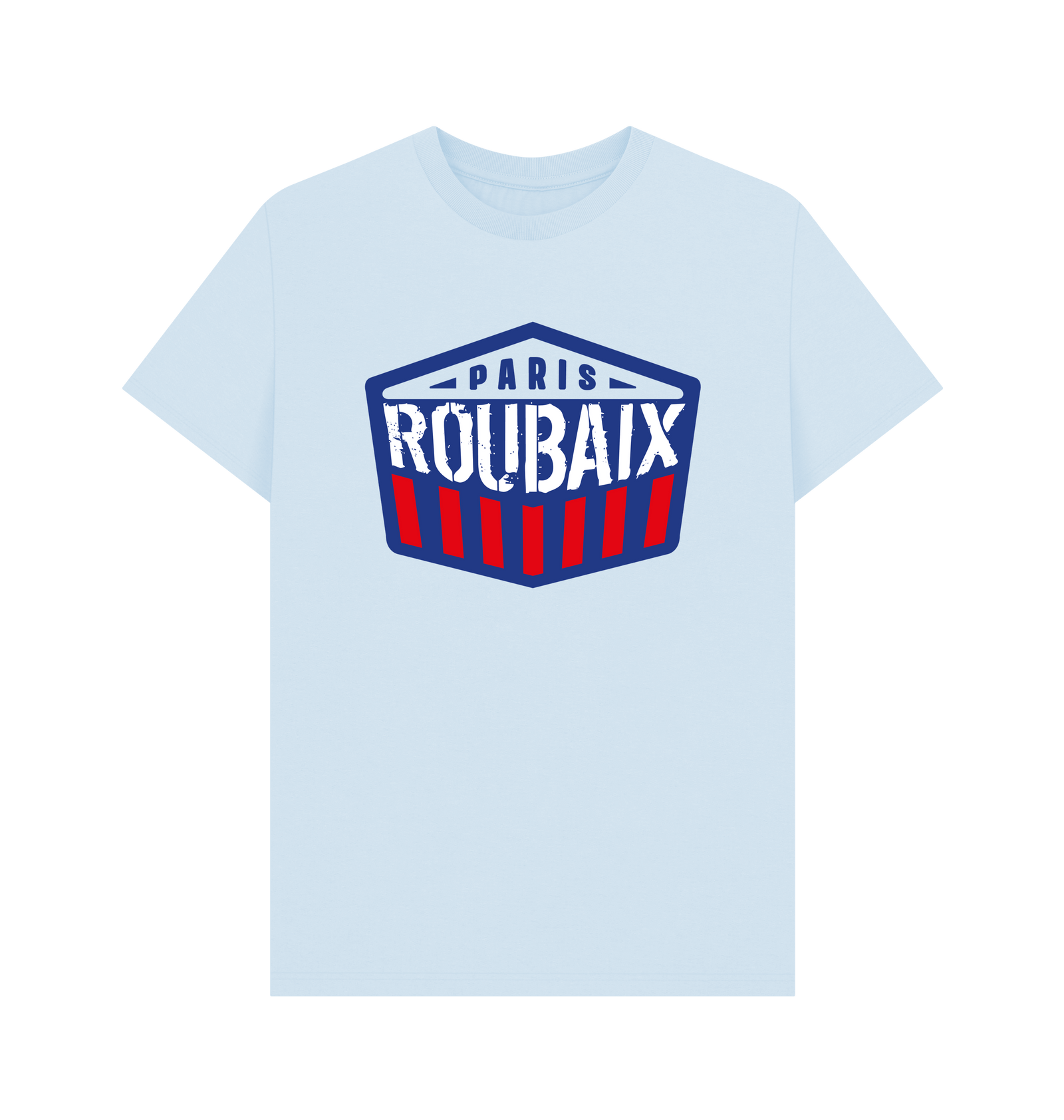 Sky Blue Printed T-shirt Front