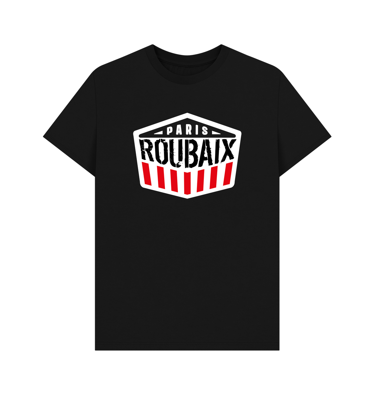 Black Printed T-shirt Front