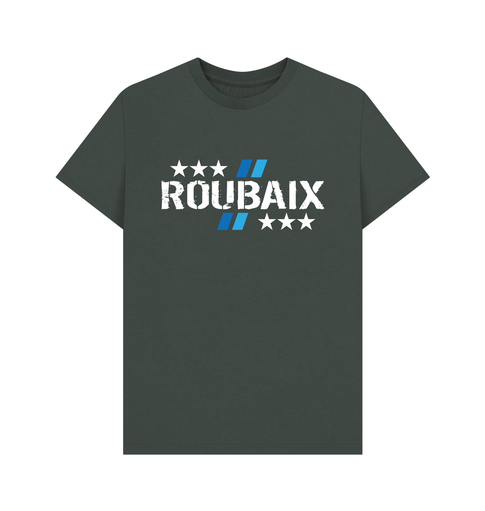 Dark Grey Printed T-shirt Front