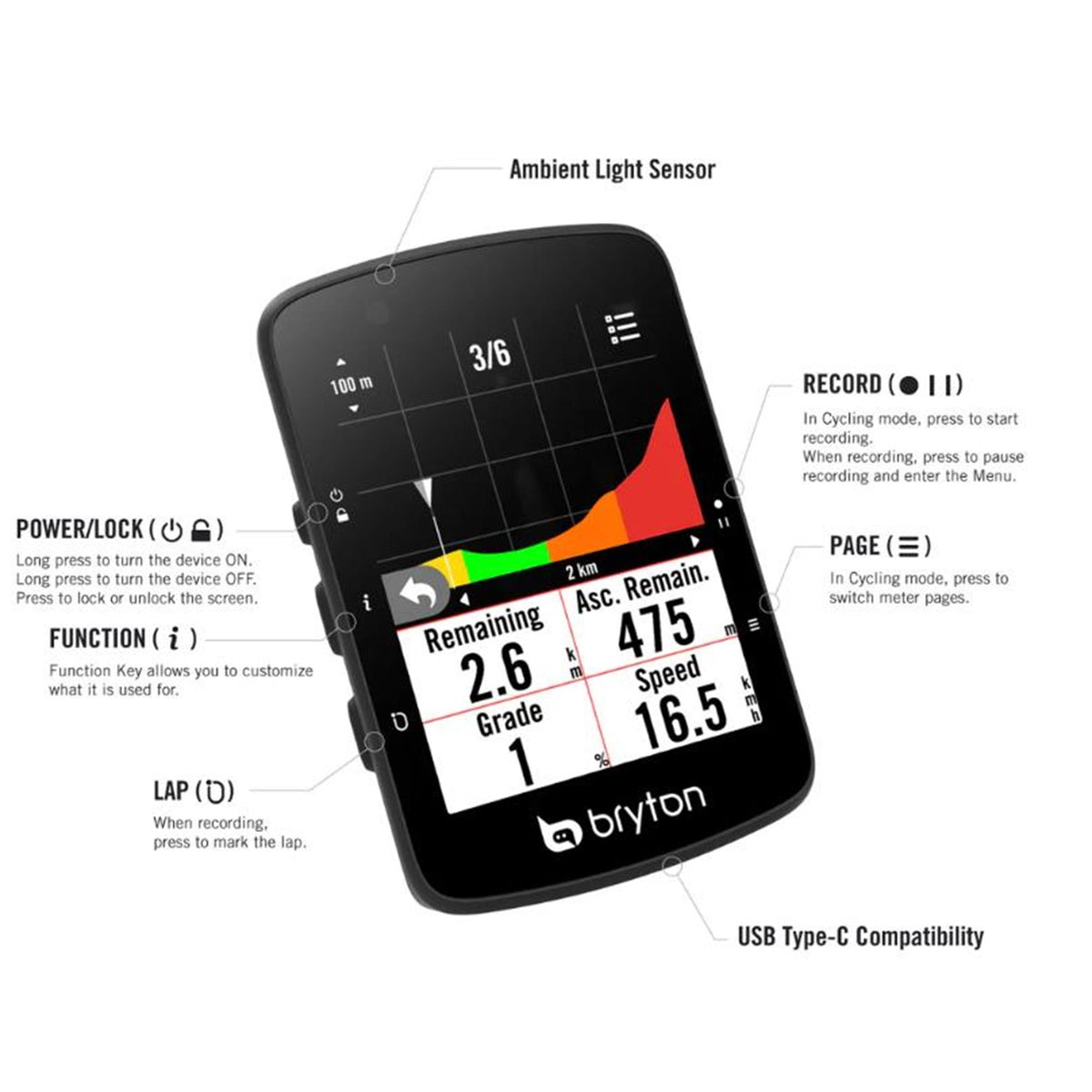 Bryton Rider S650 E Computer
