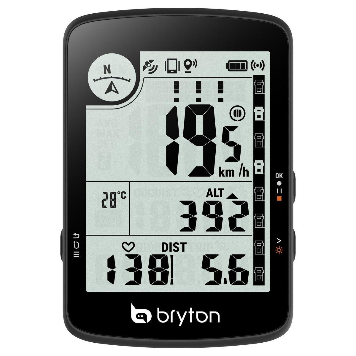 Bryton Rider 17 E GPS Cycle Computer