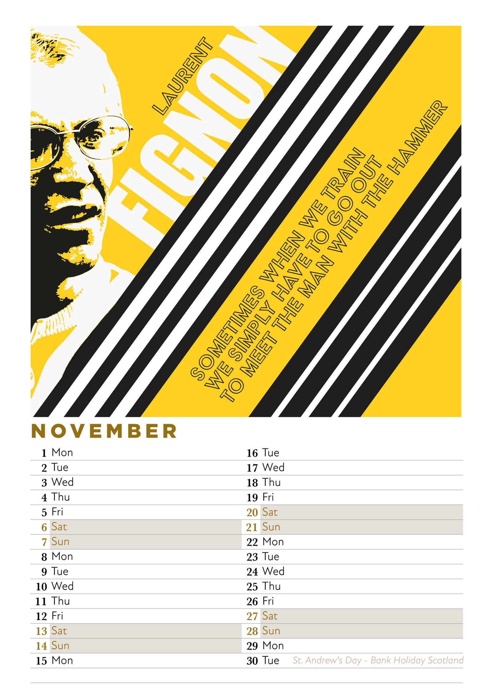 2027 Cycling Legends Calendar