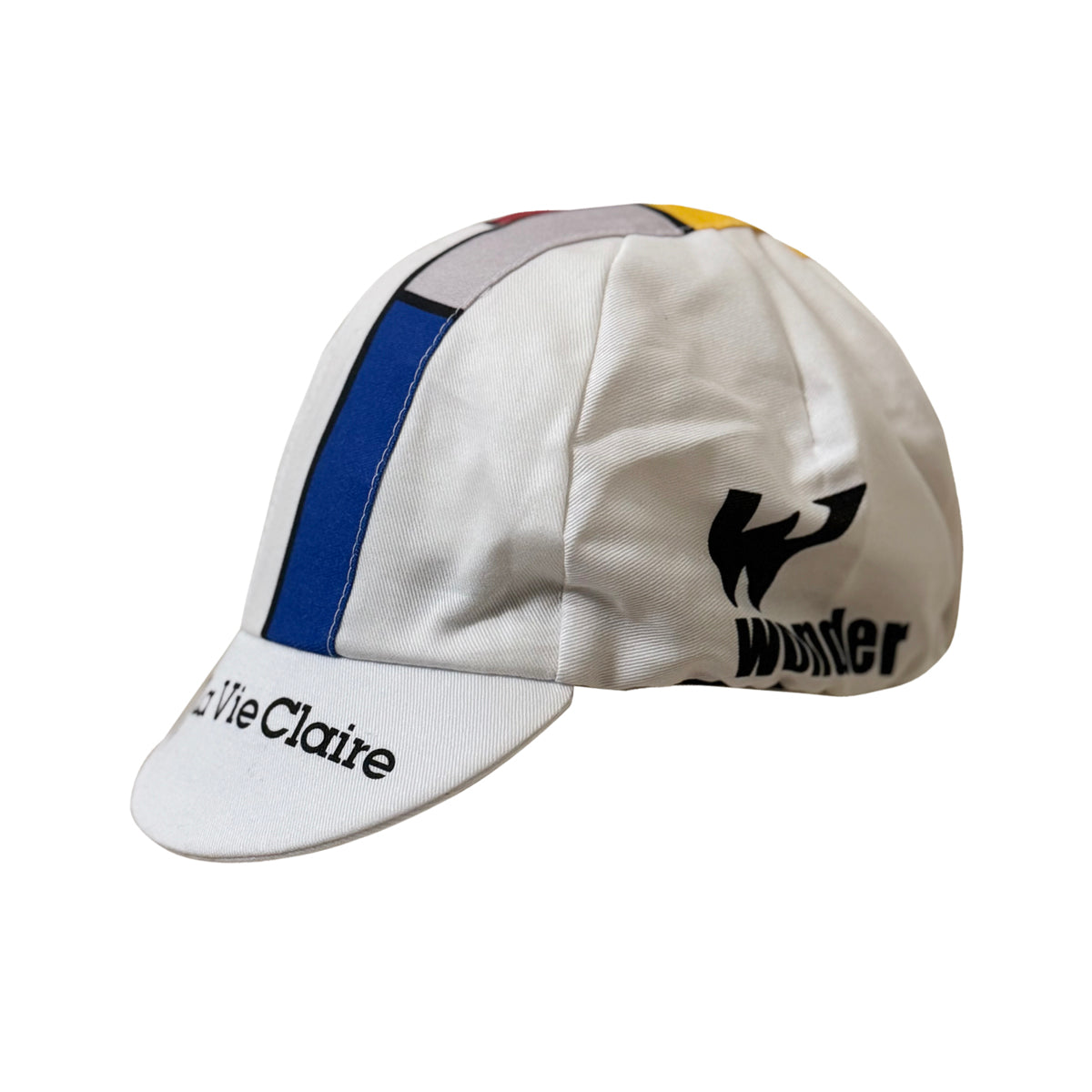La Vie Claire Retro White Cycling Cap