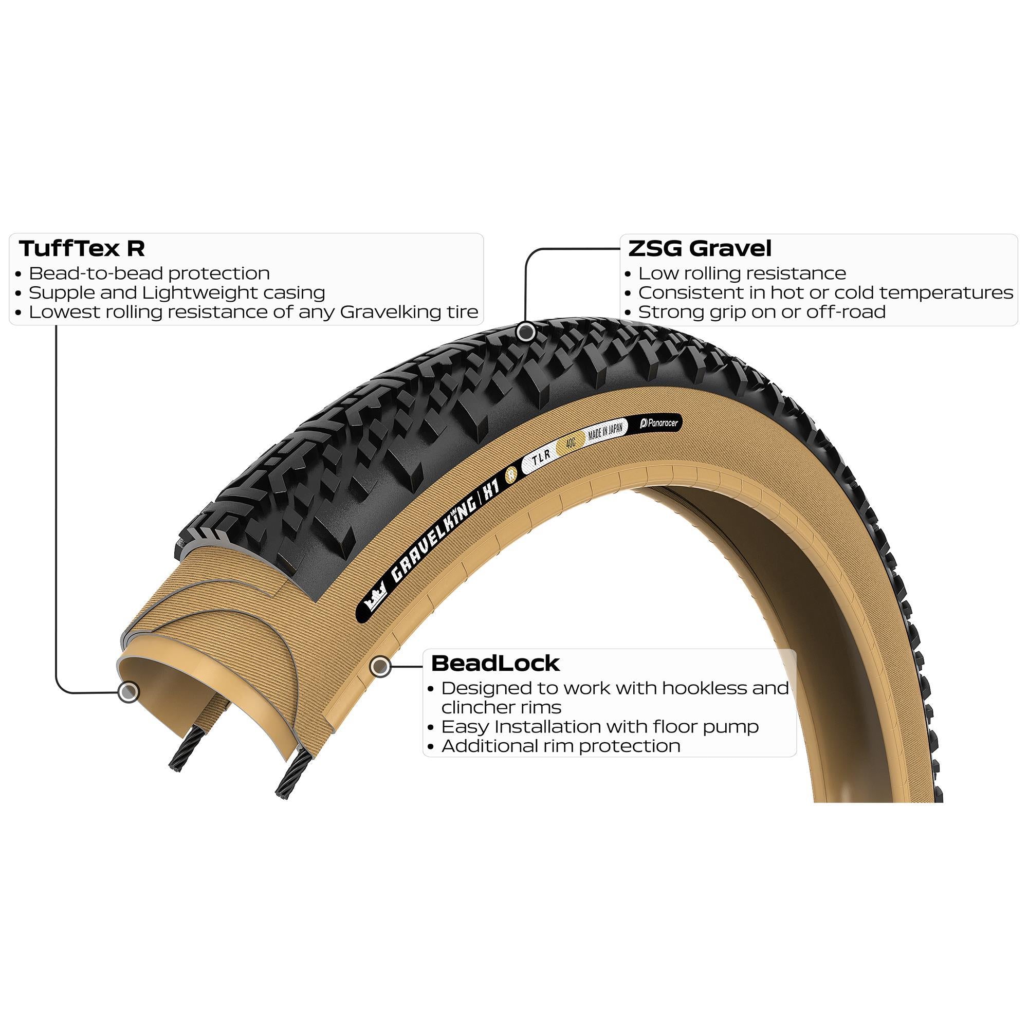 Panaracer TLR GravelKing X1 R-Line TLR Gravel Tyre