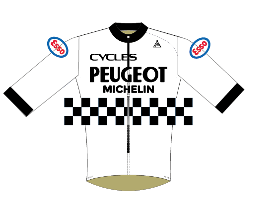 Cycles Peugeot Michelin Esso Long Sleeve Jersey